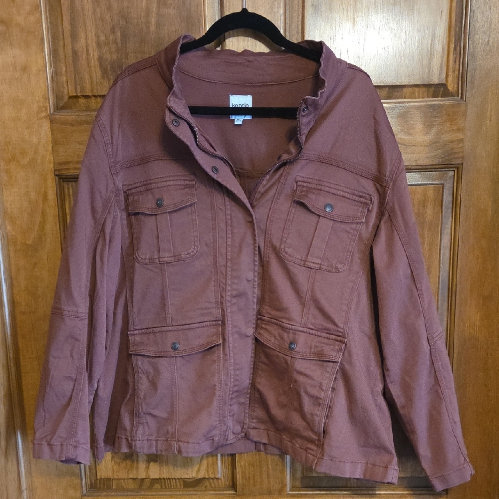 EUC Kensie Rust Utility Jacket Size 2X